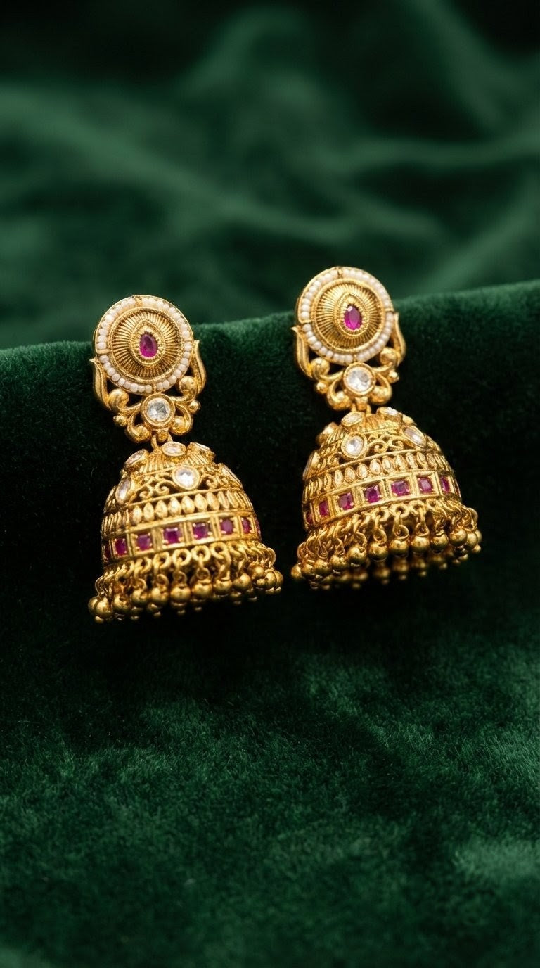 Alternate styling layout profile of Rishika Heritage Antique Longset