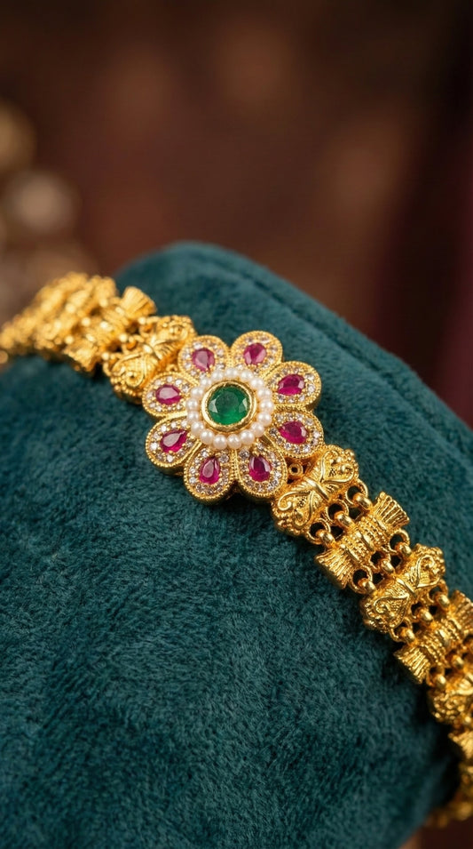 Alternate styling layout profile of Pihu Premium Swaroski Bracelet