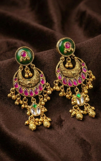 Alternate styling layout profile of Abha Premium Heritage Necklace