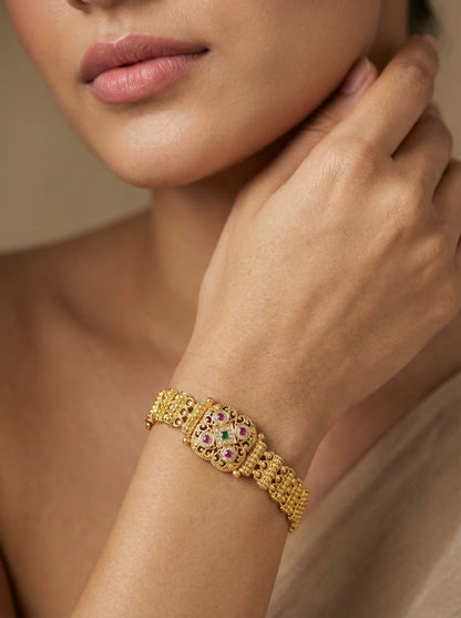 Alternate styling layout profile of Sumi Premium Swaroski Bracelet