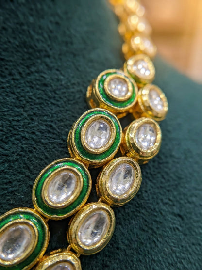 Alternate styling layout profile of Ritu Premium Kundan Necklace