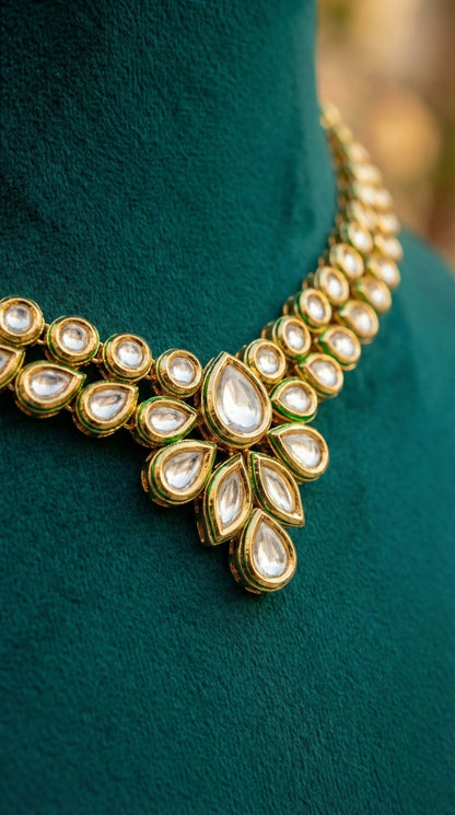 Alternate styling layout profile of Ishita Premium Kundan Necklace