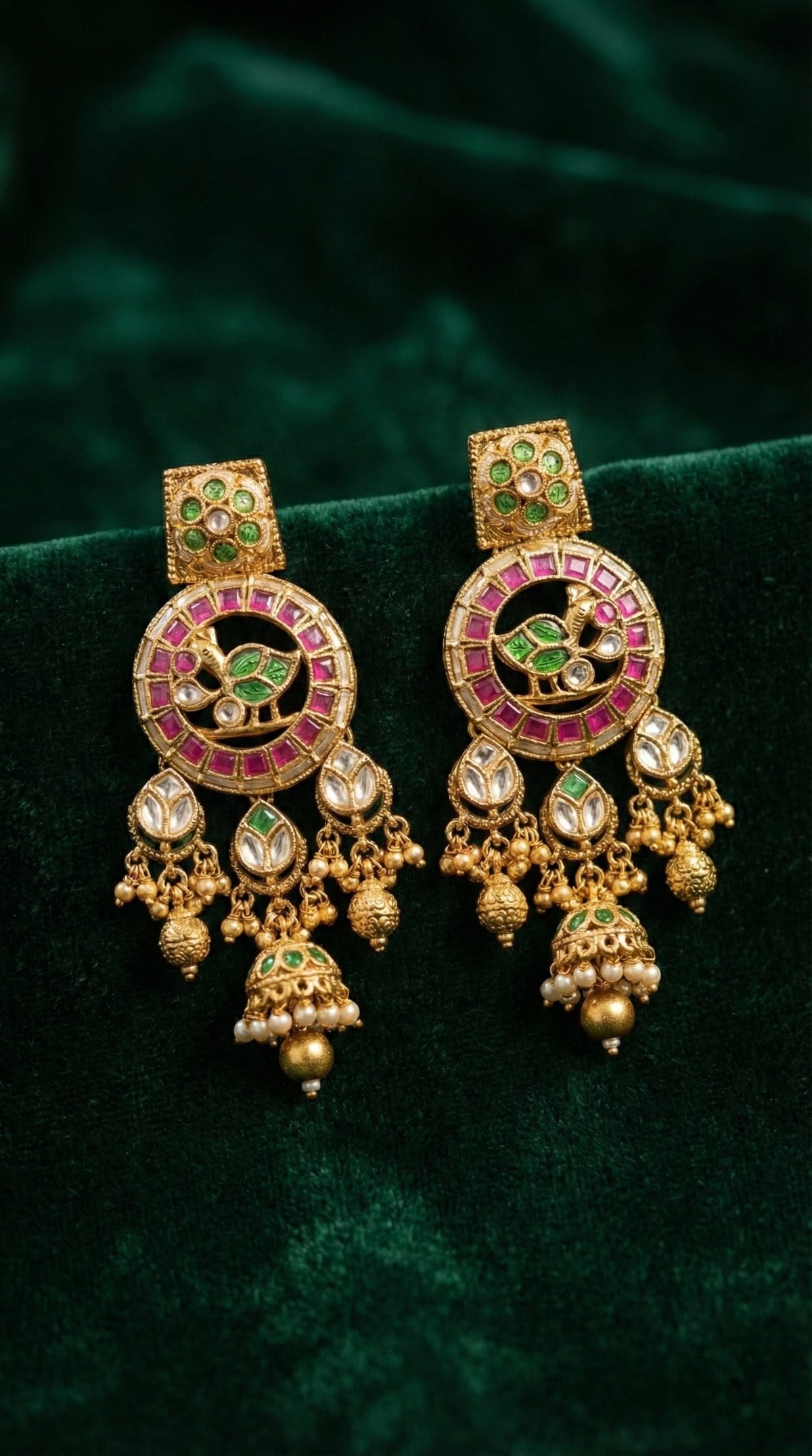 Alternate styling layout profile of Abhilasha Premium Heritage Necklace Set