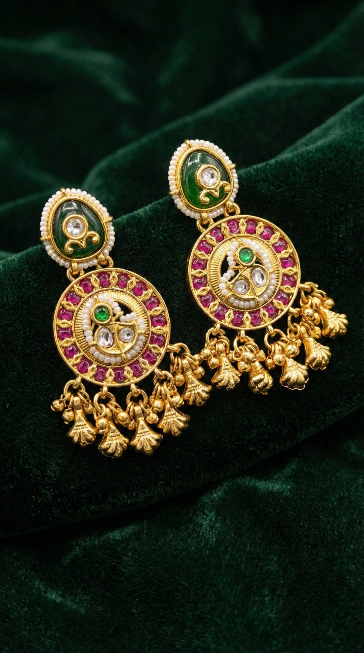 Alternate styling layout profile of Ruchika Antique Gold Look Necklace